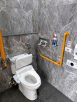 彰化環保局加強公廁防疫。（照片縣府提供）