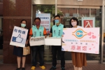 台中市民眾黨參選人 體恤醫護 送暖贈物資