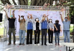 雲林縣政府提升觀光量能 邀藝術家進駐林內寶隆公園 打造紙蝶生態地景藝術園區!