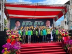 蔡其昌與3綠議員候選人成立總部  鄉親熱情相挺
