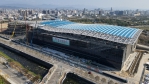台中國際會展中心一期進度達76%  特色巨型魔毯屋頂成形