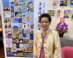 81歲素人畫家劉秀琴阿嬤許願開畫展  兒女貼心策畫圓夢想