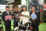台北參觀重型機車展  捐贈電動重機給縣警察局交通隊