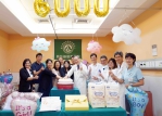 員基醫院婦產科迎接第6000名寶寶。（照片員基提供）