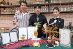 「2023年台灣國際茶飲文化節創意茶飲大賽」大葉2學生奪冠。（照片大葉提供）