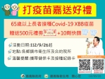 嘉義縣即日起65歲以上接種莫德納XBB疫苗 送500禮券、10劑家用快篩！