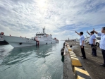 海巡署巡護七號啟航展開60天中西太平洋公海漁區巡護