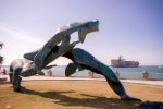 高雄市西子灣海岸公共藝術「海洋之舞」亮相