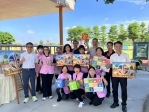 福德國小攜手慈濟師兄姐和社區居民，推廣「永續閱讀」。（照片福德提供）