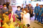 嘉義市圓福寺慶祝佛誕節 市長黃敏惠等人浴佛祈福 祈盼愛與和平持續發芽 凝聚正能量共創嘉市幸福城市！