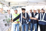 投85線平靜橋復建工程進度超前 許縣長視察宣誓落實職安