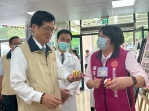 輔導會主委嚴德發視導灣橋分院慰問榮民(眷) 嘉義暨灣橋分院落實輔導會「金字塔計畫」