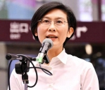 林岱樺涉貪起訴今現身全代會喊「我民調第一」未來由高雄人決定