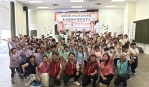 彰化家扶「暑期課輔安親班」始業式。（照片家扶提供）