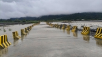 丹娜絲颱風來襲｜水淹崙天大橋便道，緊急封閉！