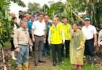 丹娜絲颱風重創雲林 立委劉建國邀農業部次長胡忠一等人會勘農損 要求大宗作物、大片損害「免現勘」從速救助！