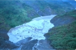 丹娜絲颱風豪雨釀雲林古坑「草嶺堰塞湖」 水利署第四河川分署、雲林縣政府提醒下游民眾注意河水變化 若有異常請立即撤離！