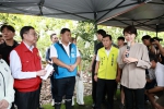 行政院長蒞縣勘災 許縣長爭取提高治山防洪經費與放寬農損救助品項