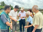 雲林立委劉建國與第五河川分署長吳明華等人 會勘大湖口溪溢堤段 將啟動橋梁與堤防改善工程 全力防範溢堤風險！