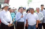 行政院長卓榮泰赴嘉義視察光電災損復原進度 指示明確要求執行期限、主動調配機具及人力協助業者 確保水質安全！