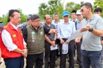 嘉義科學園區台積電工地淹水 縣長翁章梁、立委蔡易餘等人會勘新埤大排滯洪池 盼園區內外朝「百年滯洪標準」設計〜