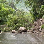 豪雨狂炸高雄山區路基流失有土石流危機