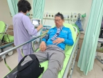 登山團領隊嘉明湖避難山屋下床時摔落昏迷｜高度約1米6，空中救援送醫。