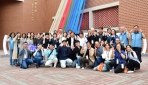 嘉義市長黃敏惠率團隊到彰化參觀台灣設計展。（照片縣府提供）