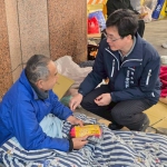 市民守護神 中市社會局暖心 守護街友平安過寒冬