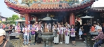 靈山紫竹觀音院住持妙蓮師11日率領20多位師兄師姐前往竹山紫南宮及受天宮進香團祈安植福