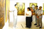 嘉義市圓福寺佛誕節浴佛法會 市長黃敏惠等人祈願社會安定、和諧