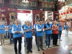 苗栗縣長鍾東錦在水利節前夕至玉清宮參拜 為鄉親祈福