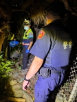 田中警分局二水分駐所員警，機警漏夜尋找失智老婦人。（照片警方提供）