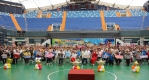 阿公阿嬤尬舞秀熱情登場 縣長鍾東錦及賴副縣長肯定長輩們的活力