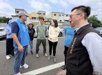 關心豪雨造成農作受創 蔡易餘、呂慧瑜赴太保勘災爭取農民救助
