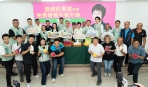 陳素月教育政策，端出中小學童﹁週週乳果蛋﹂免費營養午餐升級牛肉。（照片陳素月競辦提供）