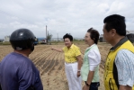彰化縣長參選人陳素月（右2）向農民承諾，當選縣長，將全額補助農民﹁職災保險﹂保費。（照片陳素月競辦提供）