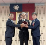 台電高雄區處長交接黃志榮屆退、林昶旭升任