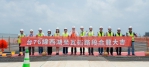 台七十六線﹂快速道路延伸工程全線合龍。（照片陳素月團隊提供）