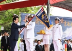 賴總統主持丹江艦成軍籲支持國防特別預算七月