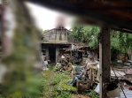 欠稅，88歲義務人身居陃室。（照片分署提供）