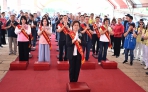 2026年王功漁火節 ，王縣長率立委、鄉長、各級民代祈福。（照片縣府提供）