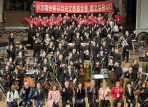台紐音樂會，彰化市管樂團餘音繞樑。（照片公所提供） 　