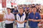 南投縣農產運銷公司普度法會 王副縣長開香祈福（圖1縣府提供）