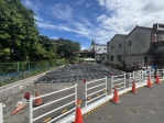 溪州鄉公所開闢道路，因鄉有土地被占用而受阻。（照片公所提供）