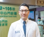 彰基乳房外科醫師林敬翰說，乳癌在治療前可評估凍卵（未婚者）或凍胚胎（已婚者）。（照片彰基提供）
