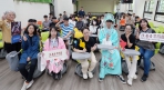 「陳麗香歌仔戲團」推廣歌仔戲，走入大葉大學校園。（照片大葉提供）