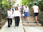 雙颱重創後重生！ 嘉義市蘭潭後山步道將開放 市長黃敏惠邀市民共遊城市後花園〜