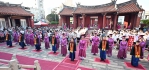 孔子二五七六週年誕辰，彰化縣祭孔由王縣長擔任正獻官。（照片縣府提供）