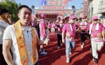 白沙屯拱天宮媽祖再臨嘉義市贊境 黃盈智市議員恭迎聖駕祈安賜福